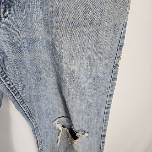 Baileys PT Authentic Denim Jeans Mens 36X29 Distressed Regular Fit Jeans - Picture 7 of 12